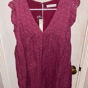 Eyelet dress